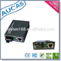 Convertidor de medios de fibra óptica multi-modo único a rj45 / 10/100 / 1000Mbps Gigabit Ethernet a convertidor de medios ópticos de fibra